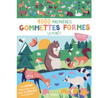 MES TOUT PREMIERS AUTOCOLLANTS - 1000 PREMIÈRES GOMMETTES FORMES - LA FORÊT