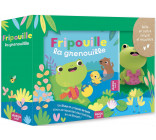 MON PREMIER LIVRE DE BAIN - FRIPOUILLE LA GRENOUILLE (VALISETTE CARTON)