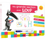 MA GRANDE SECTION AVEC LOUP - LIVRE-ARDOISE