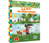 MES AUTOCOLLANTS MALINS - LOUP - EN PLEINE NATURE