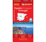 Carte Nationale Espagne, Portugal  2025 - INDECHIRABLE