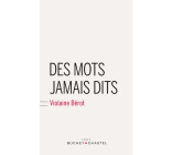 Des mots jamais dits