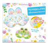 Mes masques en strass - Animaux Kawaii