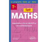 Maths Terminale - Le programme thème par thème