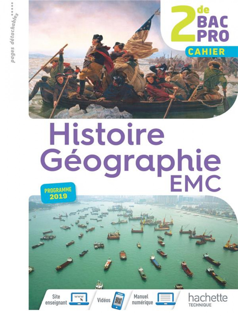 HISTOIRE-GEOGRAPHIE-EMC 2DE BAC PRO - LIVRE ELEVE CONSOMMABLE - ED. 2019 - BRUNEL/FIRA/MANSARD - NC