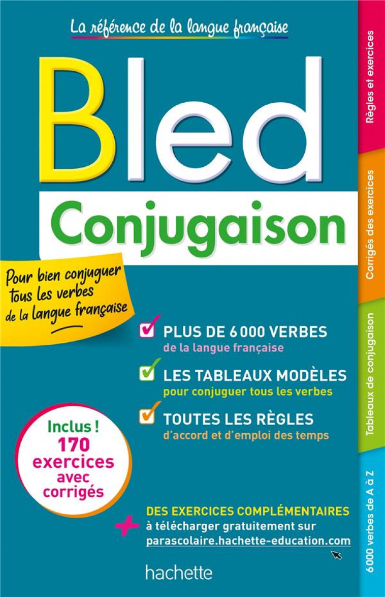 BLED CONJUGAISON - BERLION DANIEL - HACHETTE