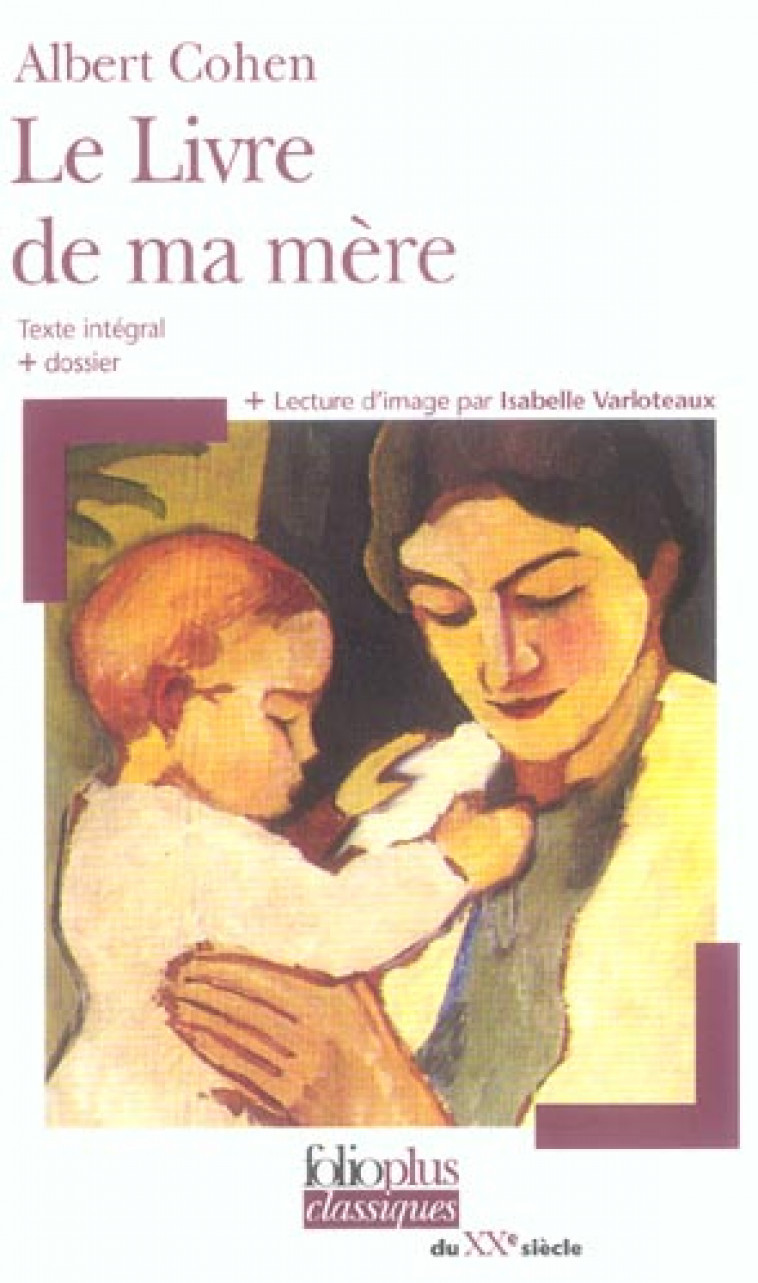 LE LIVRE DE MA MERE - COHEN ALBERT - GALLIMARD