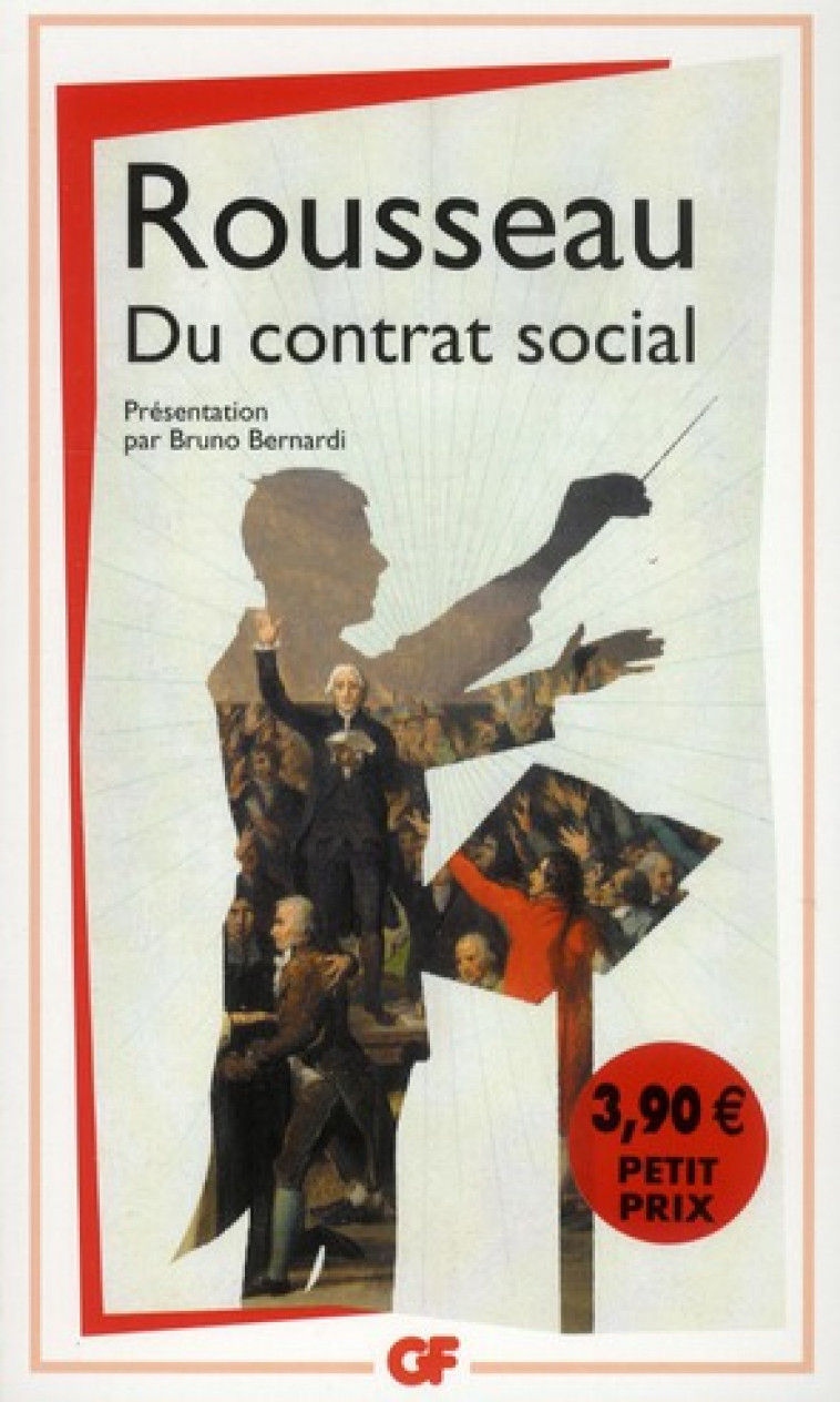 DU CONTRAT SOCIAL - ROUSSEAU J-J. - FLAMMARION