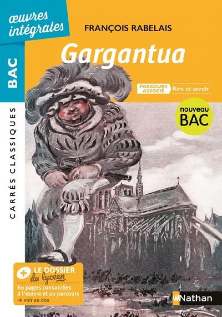 RABELAIS, GARGANTUA - RABELAIS - CLE INTERNAT