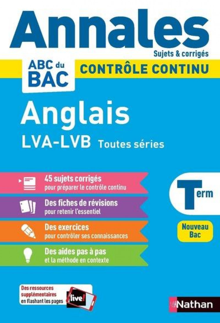 ANNALES BAC 2021 ANGLAIS TERMINALE - CORRIGE - ARNETTE/DESSOLIERS - CLE INTERNAT