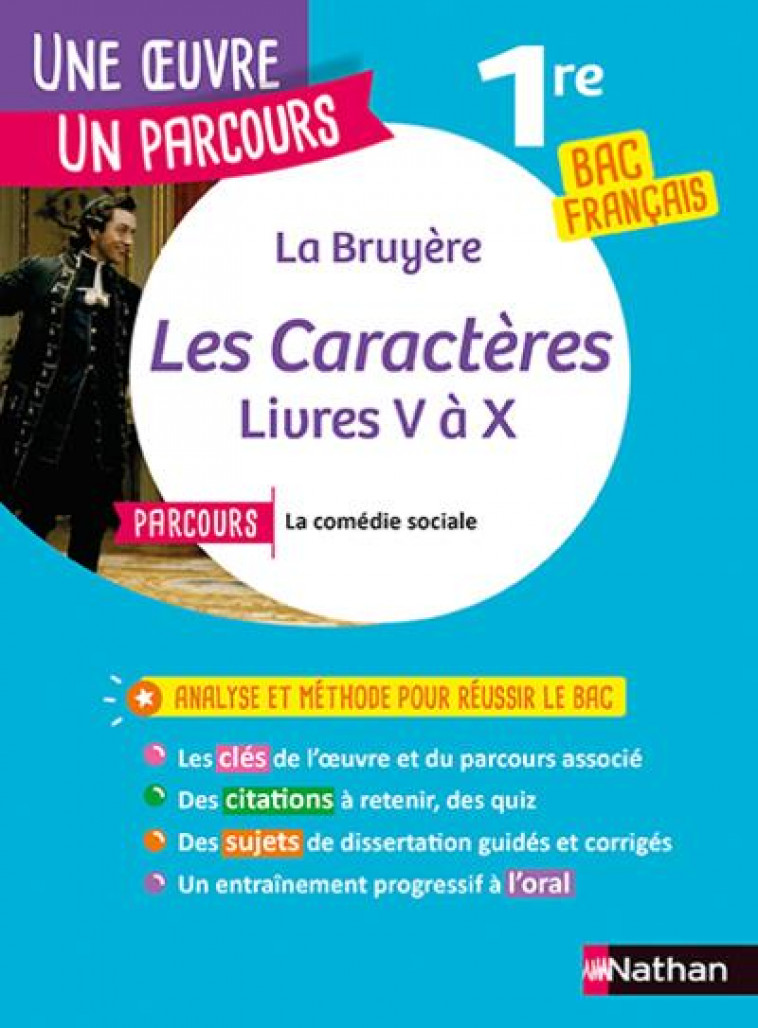 LA BRUYERE, LES CARACTERES - LIVRES V A X - LA BRUYERE/WACH - CLE INTERNAT