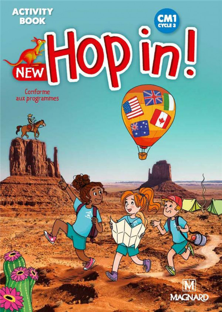 NEW HOP IN! ANGLAIS CM1 (2019) - ACTIVITY BOOK - BRIKKE/ROTGE - MAGNARD