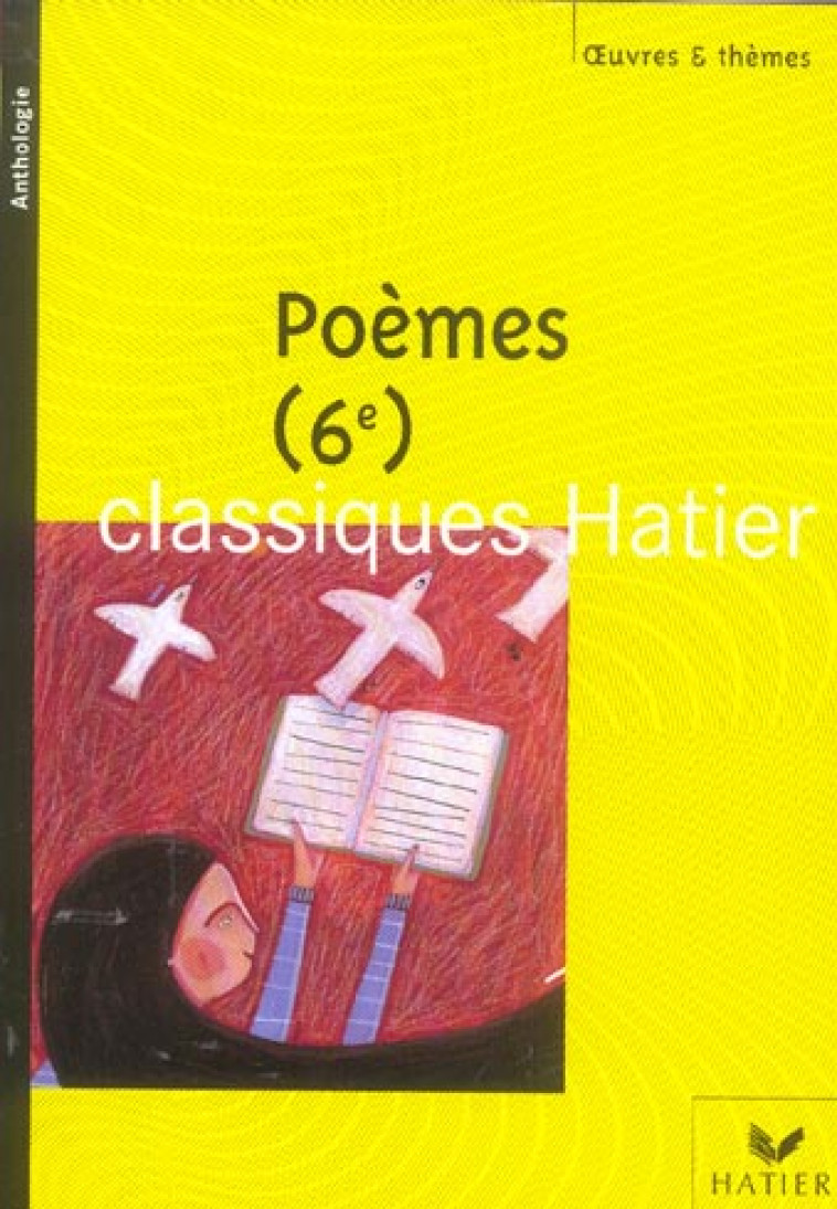 POEMES 6E - LUXARDO CHRISTINE - HATIER JEUNESSE