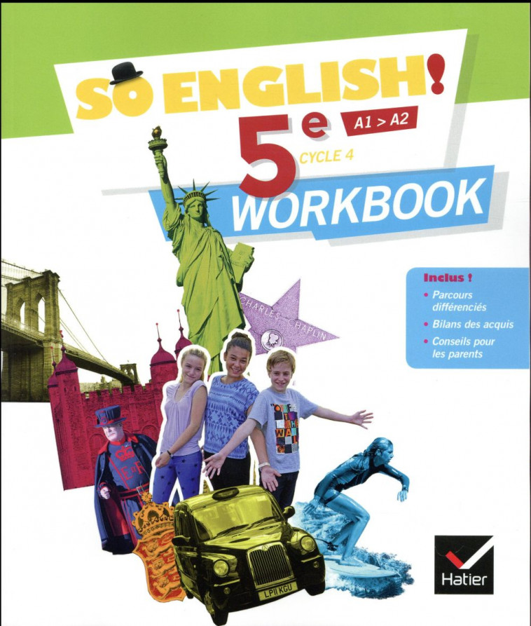 SO ENGLISH! - ANGLAIS 5E ED. 2017 - WORKBOOK - LEDRU-GERMAIN/DAGOIS - HATIER SCOLAIRE