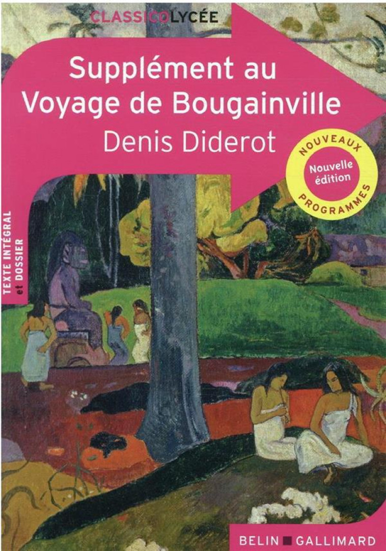 SUPPLEMENT AU VOYAGE DE BOUGAINVILLE - DIDEROT DENIS - BELIN