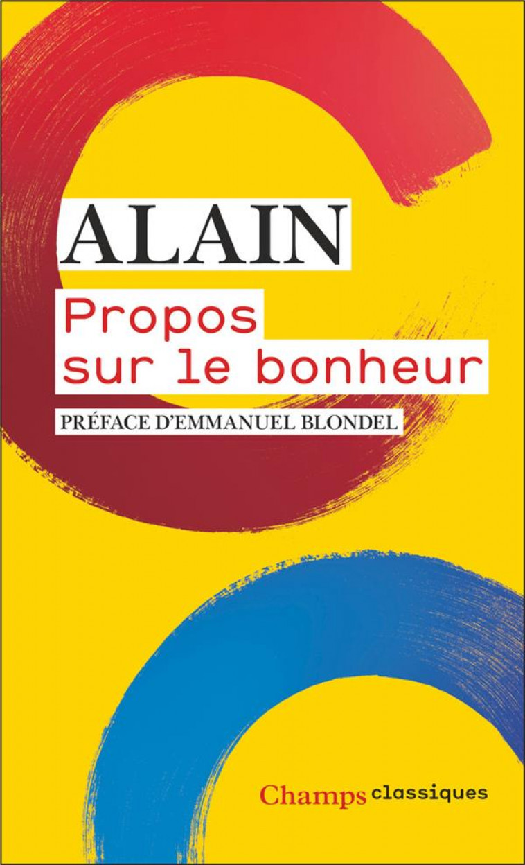 PROPOS SUR LE BONHEUR - ALAIN/BLONDEL - FLAMMARION