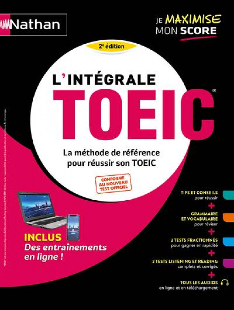 L-INTEGRALE TOEIC - LA METHODE DE REFERENCE POUR REUSSIR SON TOEIC - 2022 - MURDOCH STERN/STULTS - CLE INTERNAT