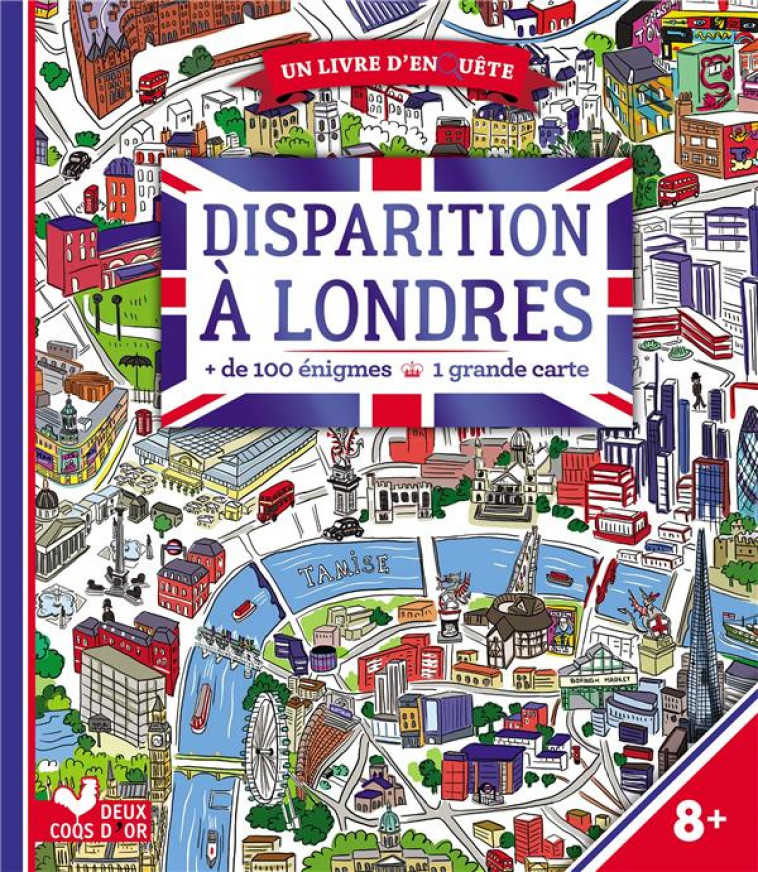 DISPARITION A LONDRES - LIVRE AVEC CARTE - LES FEES HILARES - HACHETTE