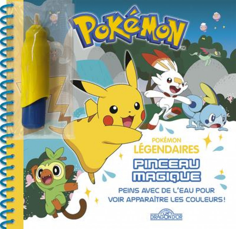 POKEMON - PINCEAU MAGIQUE - POKEMON LEGENDAIRES - THE POKEMON COMPANY - DRAGON D'OR