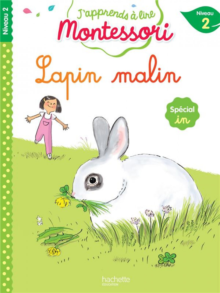 LAPIN MALIN, NIVEAU 2 - J-APPRENDS A LIRE M ONTESSORI - JOUENNE/DOUMONT - HACHETTE