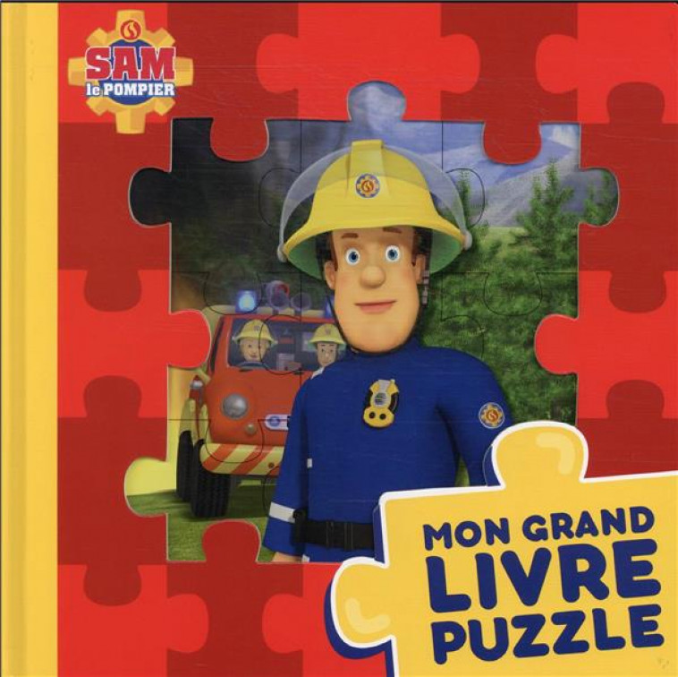 SAM LE POMPIER - MON GRAND LIVRE PUZZLE - XXX - HACHETTE