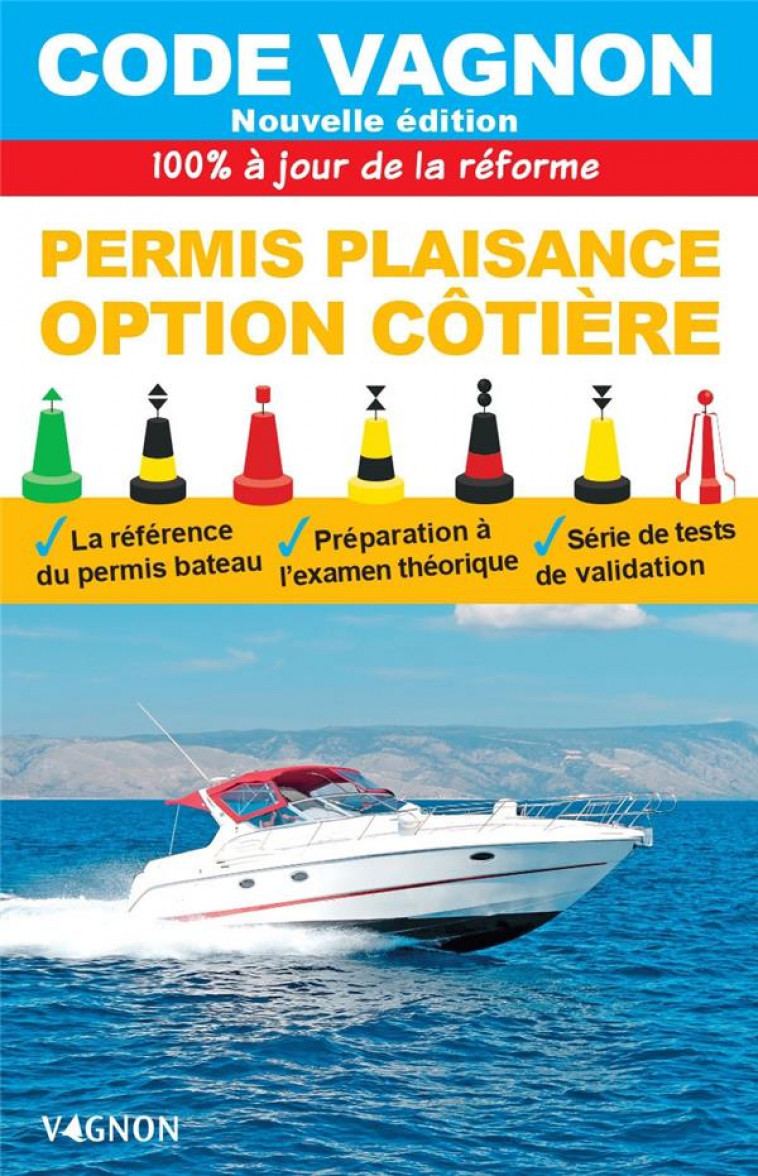 CODE VAGNON 2023 - PERMIS PLAISANCE - OPTION COTIERE - VAGNON EDITIONS - VAGNON