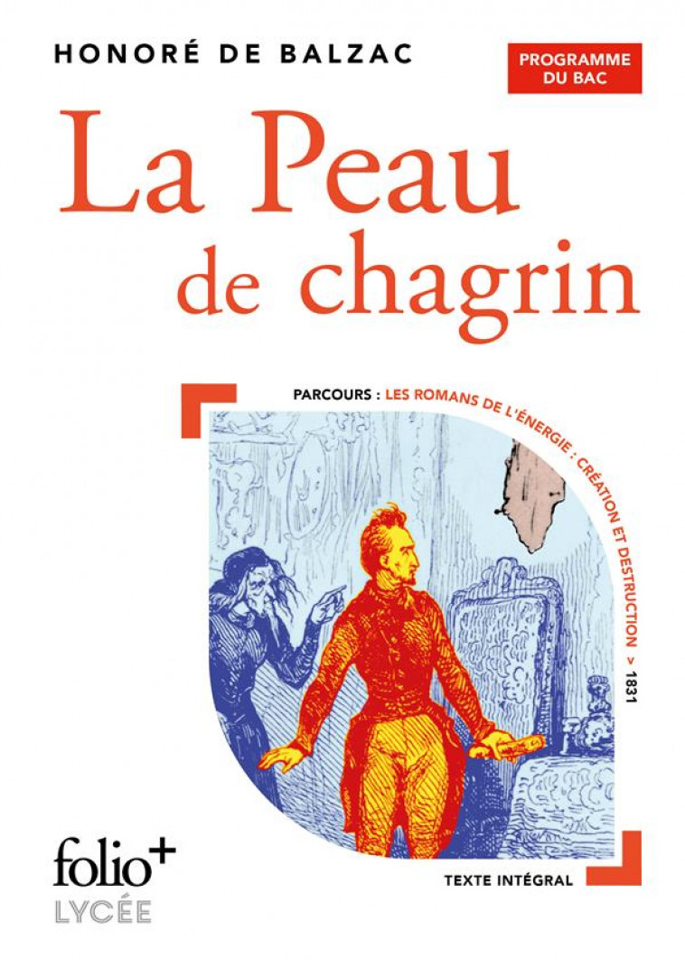 LA PEAU DE CHAGRIN - BAC 2023 - BALZAC HONORE DE - GALLIMARD