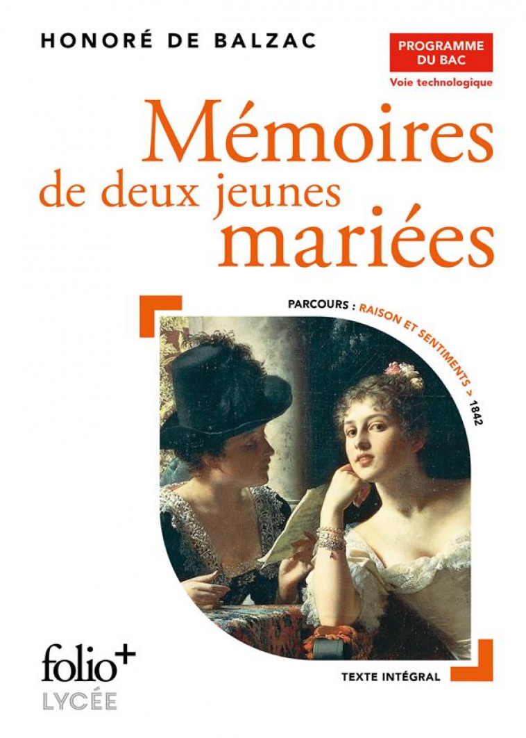 MEMOIRES DE DEUX JEUNES MARIEES - BAC TECHNO 2023 - BALZAC HONORE DE - GALLIMARD
