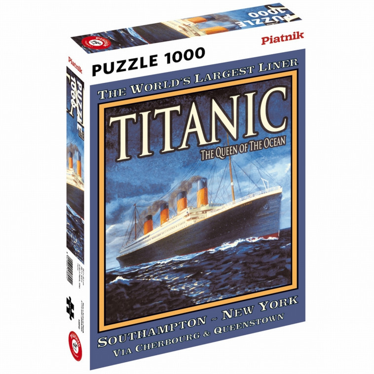 PUZZLE TITANIC - 1000 PIECES - XXX - PIATNIK