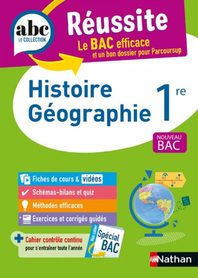 ABC REUSSITE HISTOIRE GEOGRAPHIE 1RE - VIDIL/RAJOT/MARZIN - CLE INTERNAT