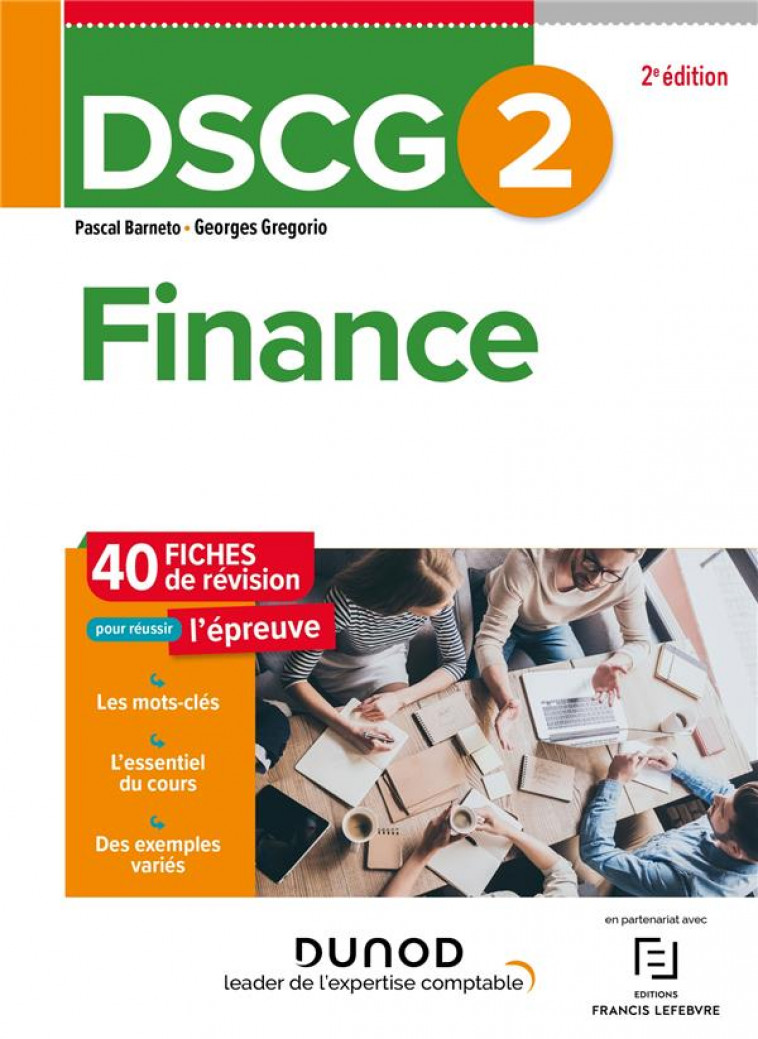 DSCG 2 FINANCE - FICHES DE REVISION - 2E ED. - BARNETO/GREGORIO - DUNOD