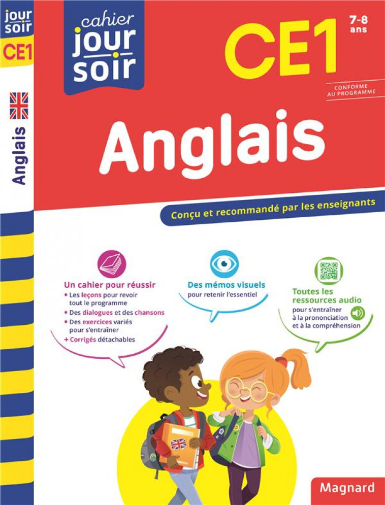 ANGLAIS CE1 - CAHIER JOUR SOIR - CONCU ET RECOMMANDE PAR LES ENSEIGNANTS - BELLONE/BERGE - MAGNARD