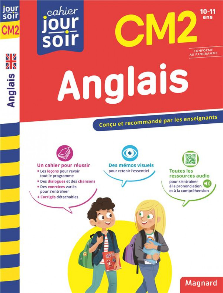 ANGLAIS CM2 - CAHIER JOUR SOIR - CONCU ET RECOMMANDE PAR LES ENSEIGNANTS - SEE CANO/BERGE - MAGNARD