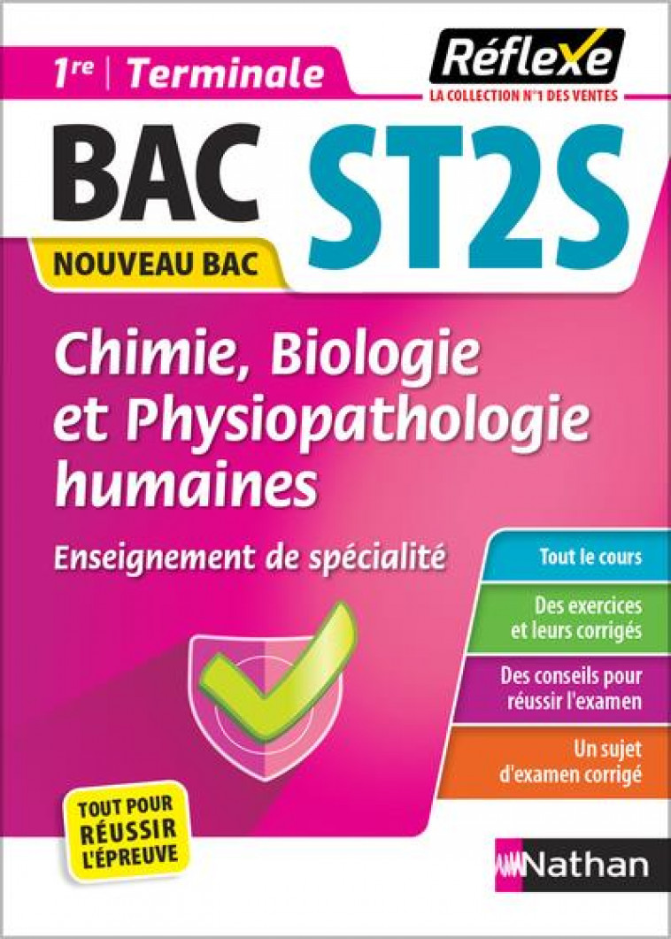 GUIDE CHIMIE, BIOLOGIE ET PHYSIOPATHOLOGIE HUMAINES ENSEIGNEMENT DE SPECIALITE 1ERE/TERMINALE ST2S - FANCHON/MALINGUE/VIE - CLE INTERNAT