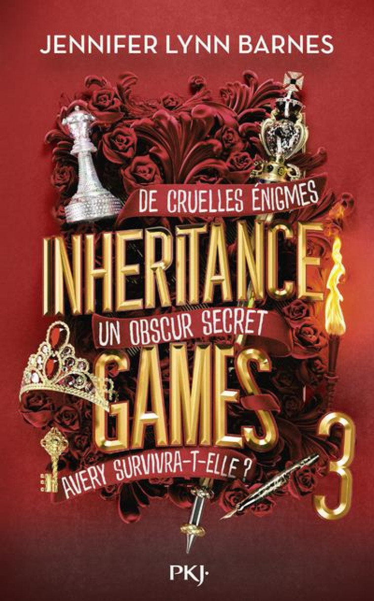 INHERITANCE GAMES TOME 3 - FOURNIER GUILLAUME - POCKET