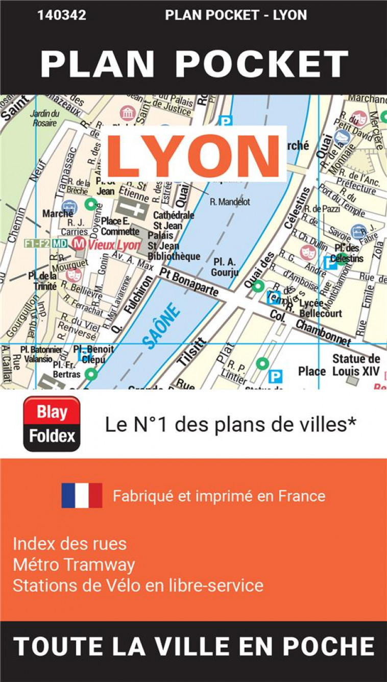 LYON PLAN POCKET 2023 - BLAY-FOLDEX - MICHELIN