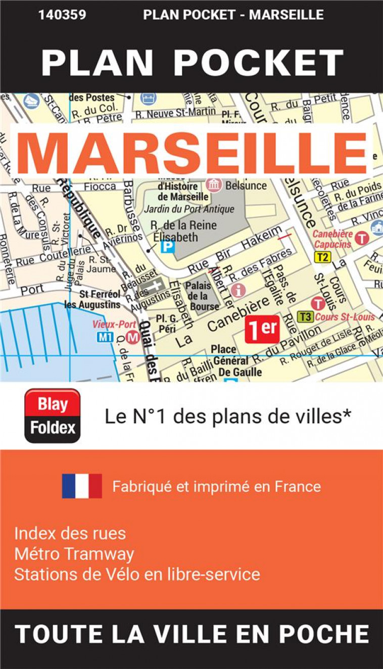 MARSEILLE PLAN POCKET 2023 - BLAY-FOLDEX - MICHELIN