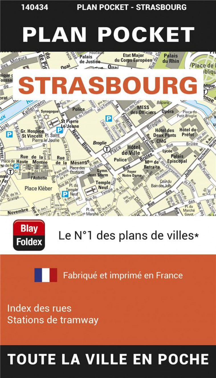 STRASBOURG PLAN POCKET 2023 - BLAY-FOLDEX - MICHELIN