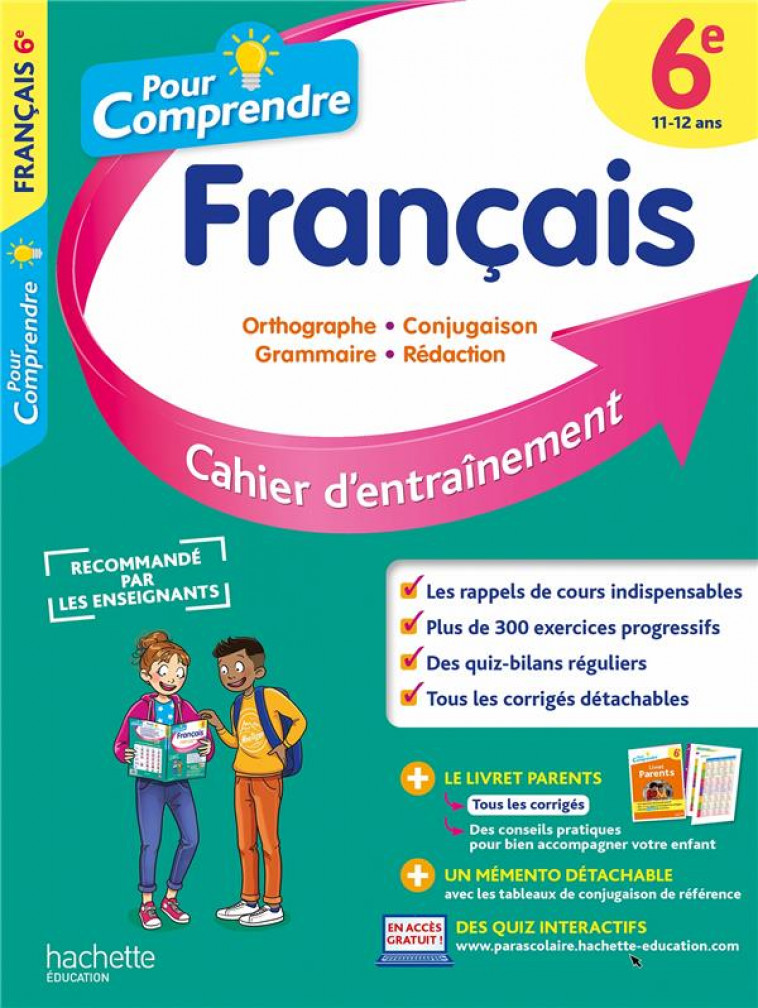 POUR COMPRENDRE FRANCAIS 6E - LISLE/AMIET - HACHETTE