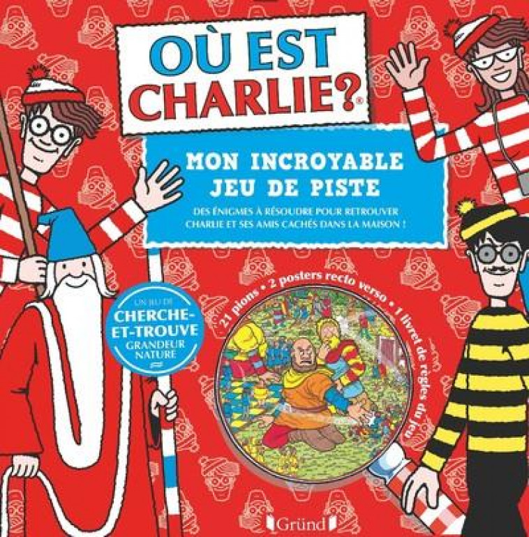 OU EST CHARLIE - MON INCROYABLE JEU DE PISTE - NOUVELLE EDITION - HANDFORD MARTIN - NC