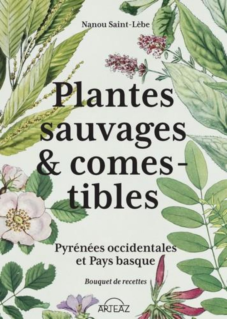 PLANTES SAUVAGES & COMESTIBLES - PYRENEES OCCIDENTALES ET PAYS BASQUE BOUQUET DE RECETTES - SAINT-LEBE NANOU - BLACKLEPHANT