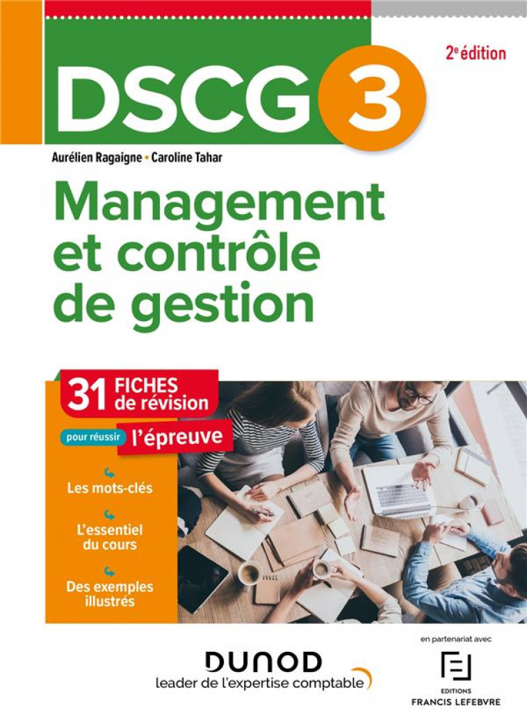 DSCG 3 MANAGEMENT ET CONTROLE DE GESTION  - FICHES 2023-2024 - RAGAIGNE/TAHAR - DUNOD