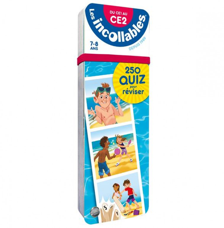 LES INCOLLABLES - 250 QUIZ POUR REVISER - DU CE1 AU CE2 - PLAY BAC EDITIONS - PRISMA