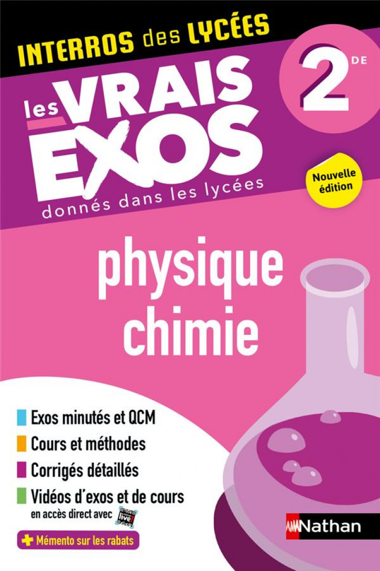 INTERROS DES LYCEES - PHYSIQUE CHIMIE 2DE - MASSET FREDERIC - CLE INTERNAT