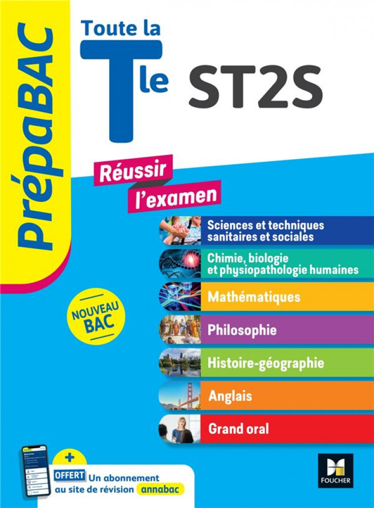 PREPABAC - TOUTE LA TERMINALE ST2S - CONTROLE CONTINU ET EPREUVES FINALES - REVISION - BEBERT-MION/BURROWES - FOUCHER