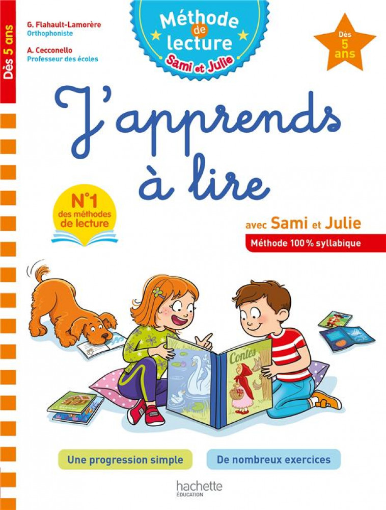 SAMI ET JULIE J-APPRENDS A LIRE DES 5 ANS - CECCONELLO/AMIET - HACHETTE