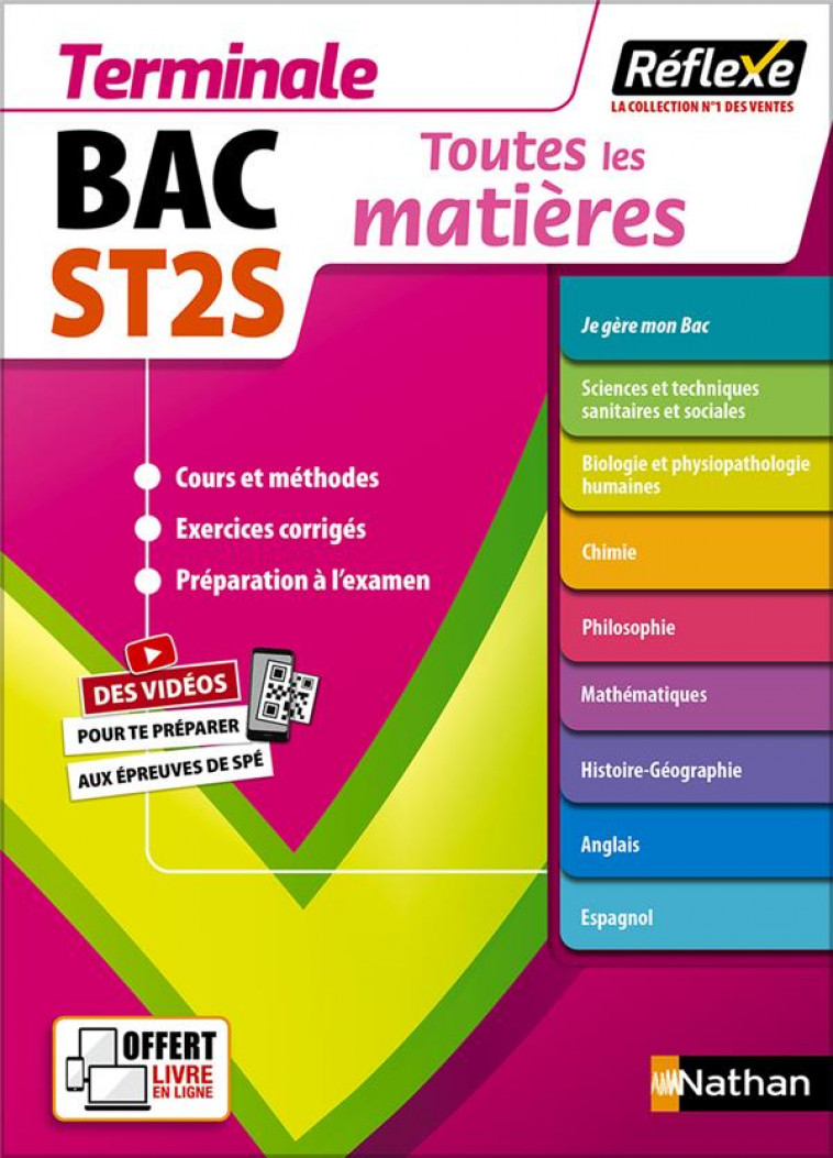 SCIENCES ET TECHNOLOGIES DE LA SANTE ET DU SOCIAL 1ERE ST2S (TOUTES MATIERES REFLEXE N 27) 2023 - BAUMEIER/FANCHON/VIE - NC