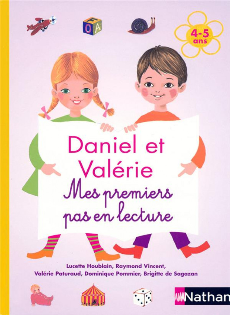 DANIEL ET VALERIE : MES PREMIERS PAS EN LECTURE  -  4-5 ANS -  HOUBLAIN, LUCETTE - NATHAN