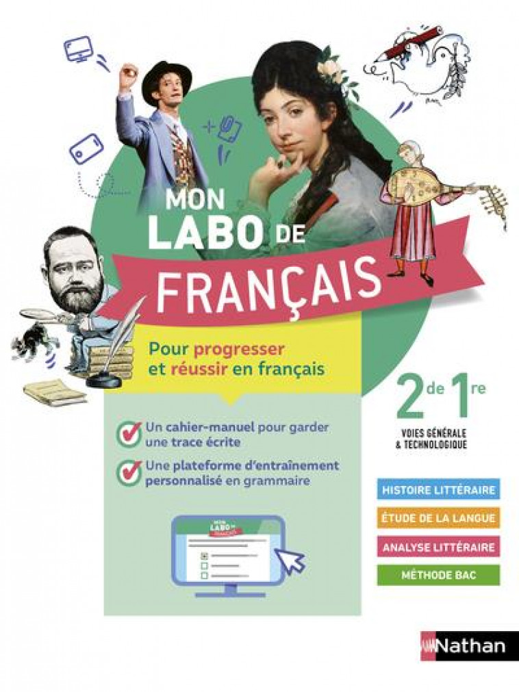 FRANCAIS METHODES 2DE/1RE-CAHIER-2022 - RENNER/BENBRAHAM - CLE INTERNAT