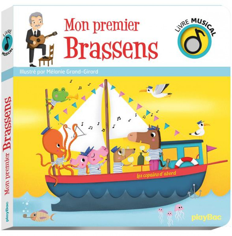 LIVRE MUSICAL - MON PREMIER BRASSENS - AUDIO - GRANDGIRARD MELANIE - PRISMA